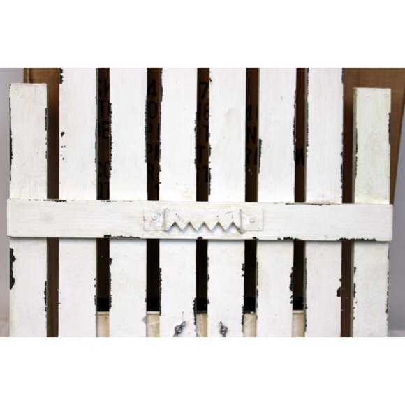 Southern Living SLAH Picket Fence Planter Metal Wood Wall Hang #40057 Farm Rusti - Picture 9 of 11